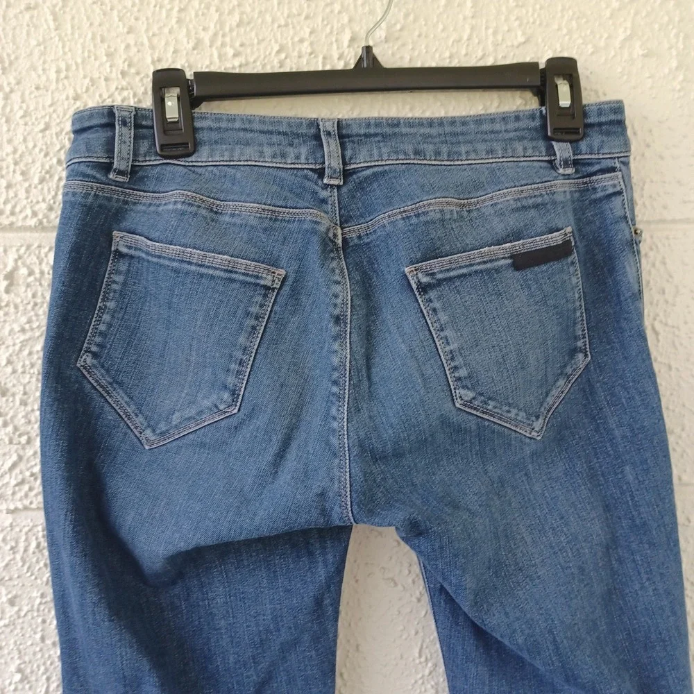 Prada Milano Womens Slim Straight Leg Jeans Blue Medium Wash Denim Size 29x33.5‎